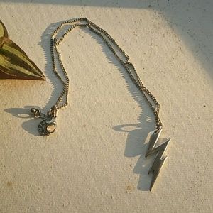 Lightning Bolt Pendant Necklace